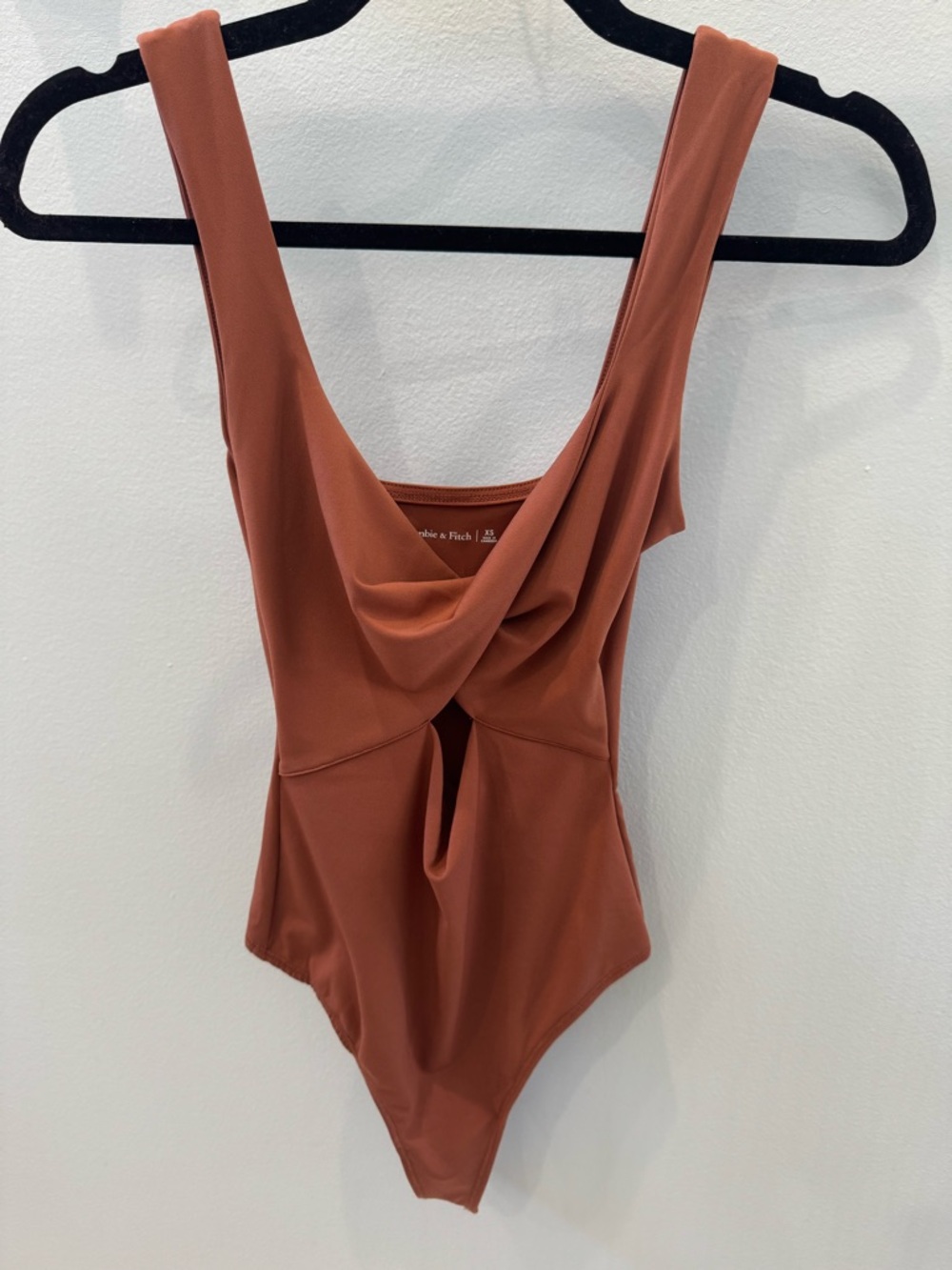 Twist Chest Bodysuit With Key Hole